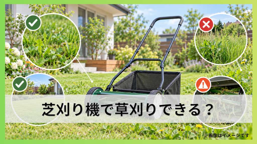 芝刈り機で草刈りできる？雑草を刈れる条件と限界を詳しく解説